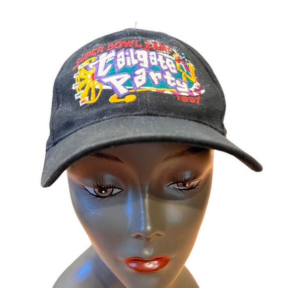 Vintage 90s Super Bowl XXXI Tailgate Party Embroidered SnapBack Logo Athletic - Picture 1 of 8